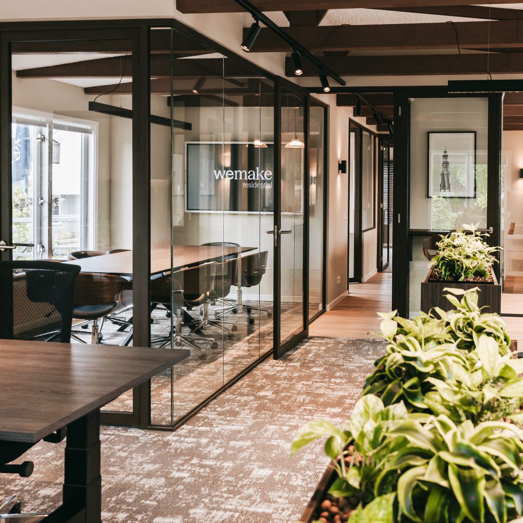 kantoorontwerp Moduplanters kantoorplantenbakken met compleet ontwerp